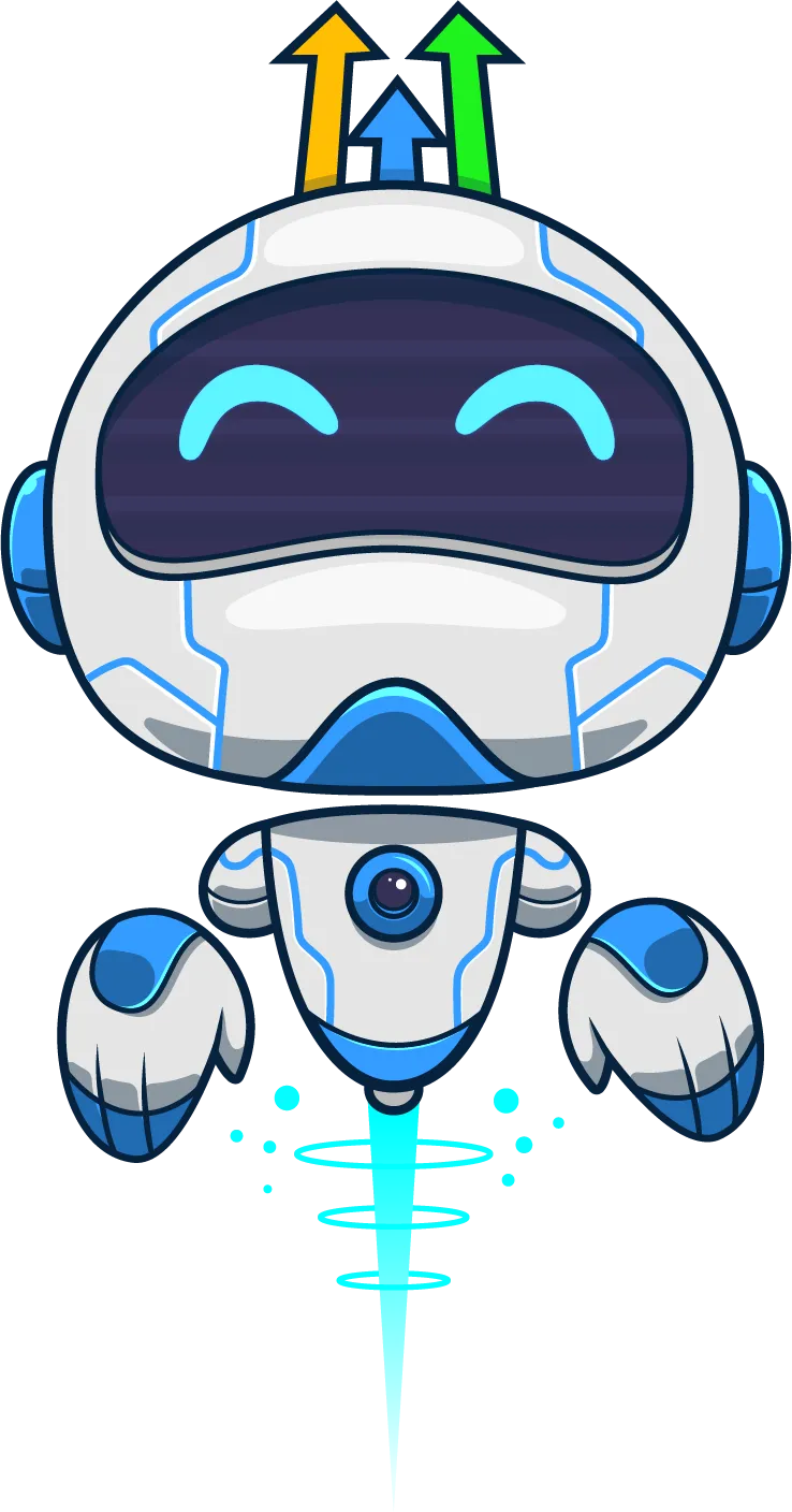 HighLevel Super Affiliate Robot Mascot